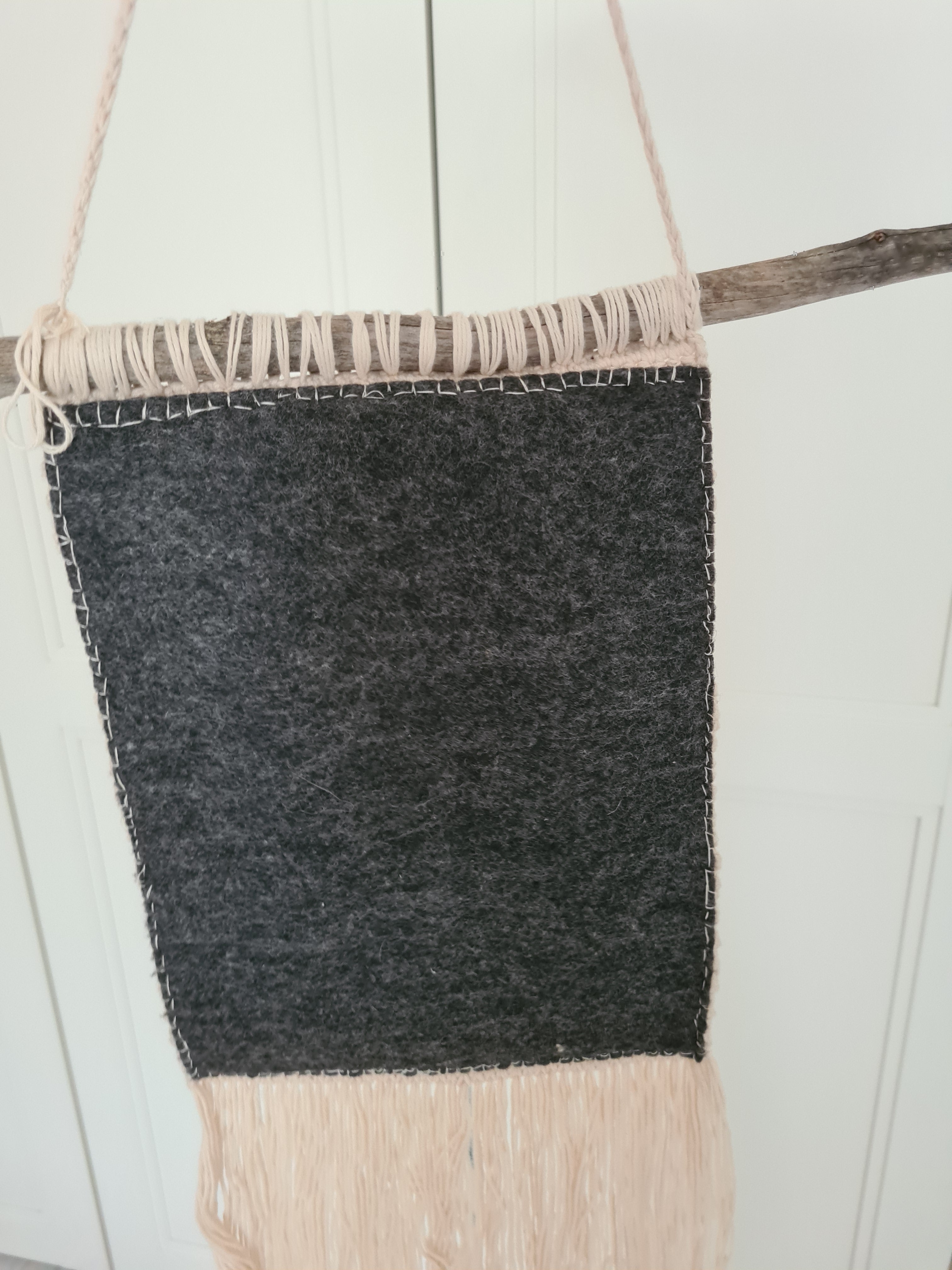Hummel Wandbehang Makramee Macrame Tapiserie Wandtepoiche Wanddekoration Stoffbild