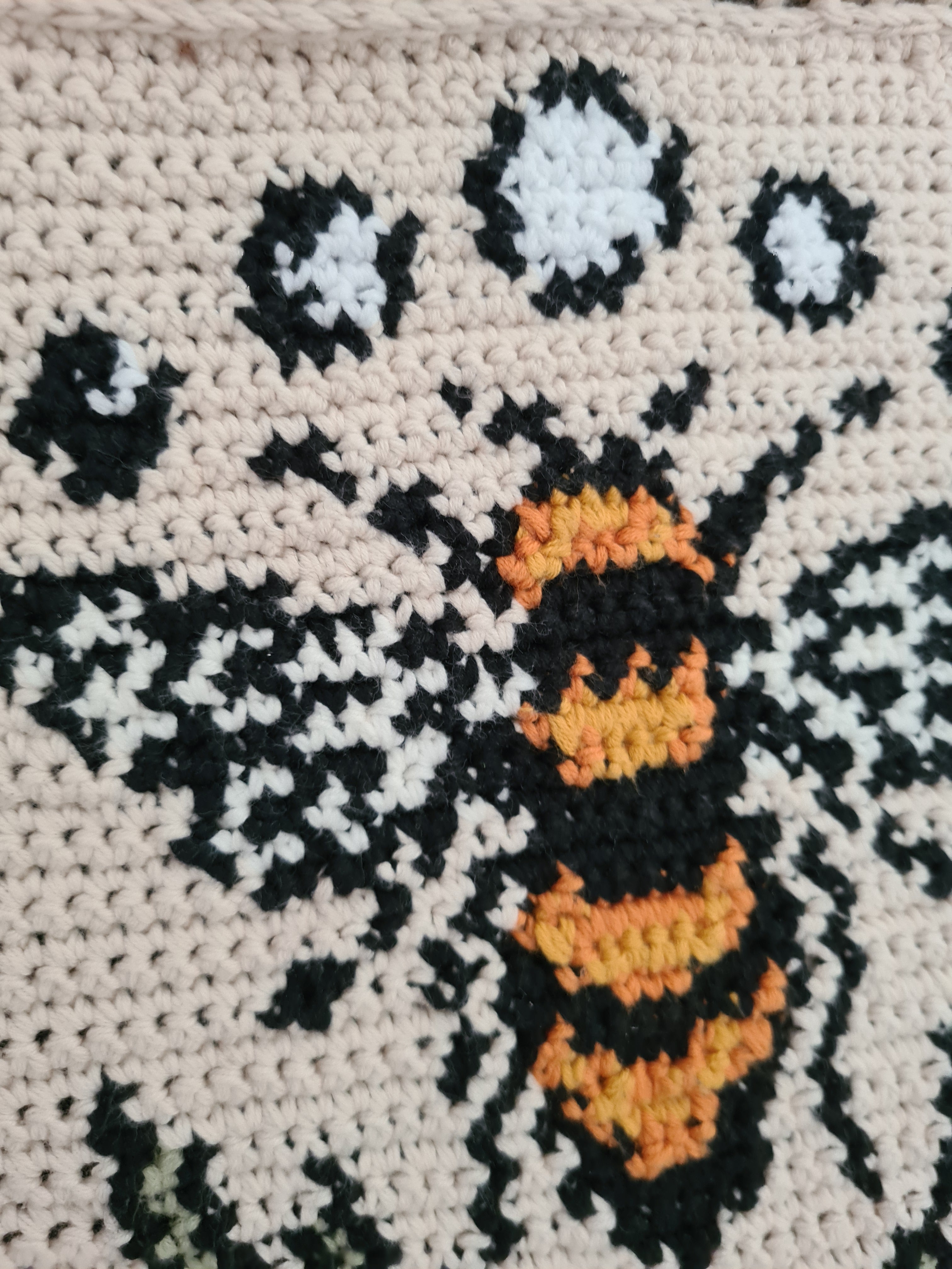 Hummel Wandbehang Makramee Macrame Tapiserie Wandtepoiche Wanddekoration Stoffbild